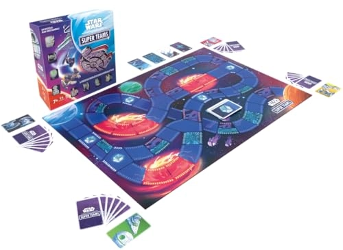 Star Wars Super Teams Space Race - Card Game with Miniatures (Italian)