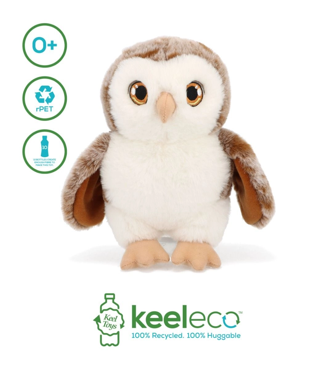 Owl Keeleco - 18 cm Plush