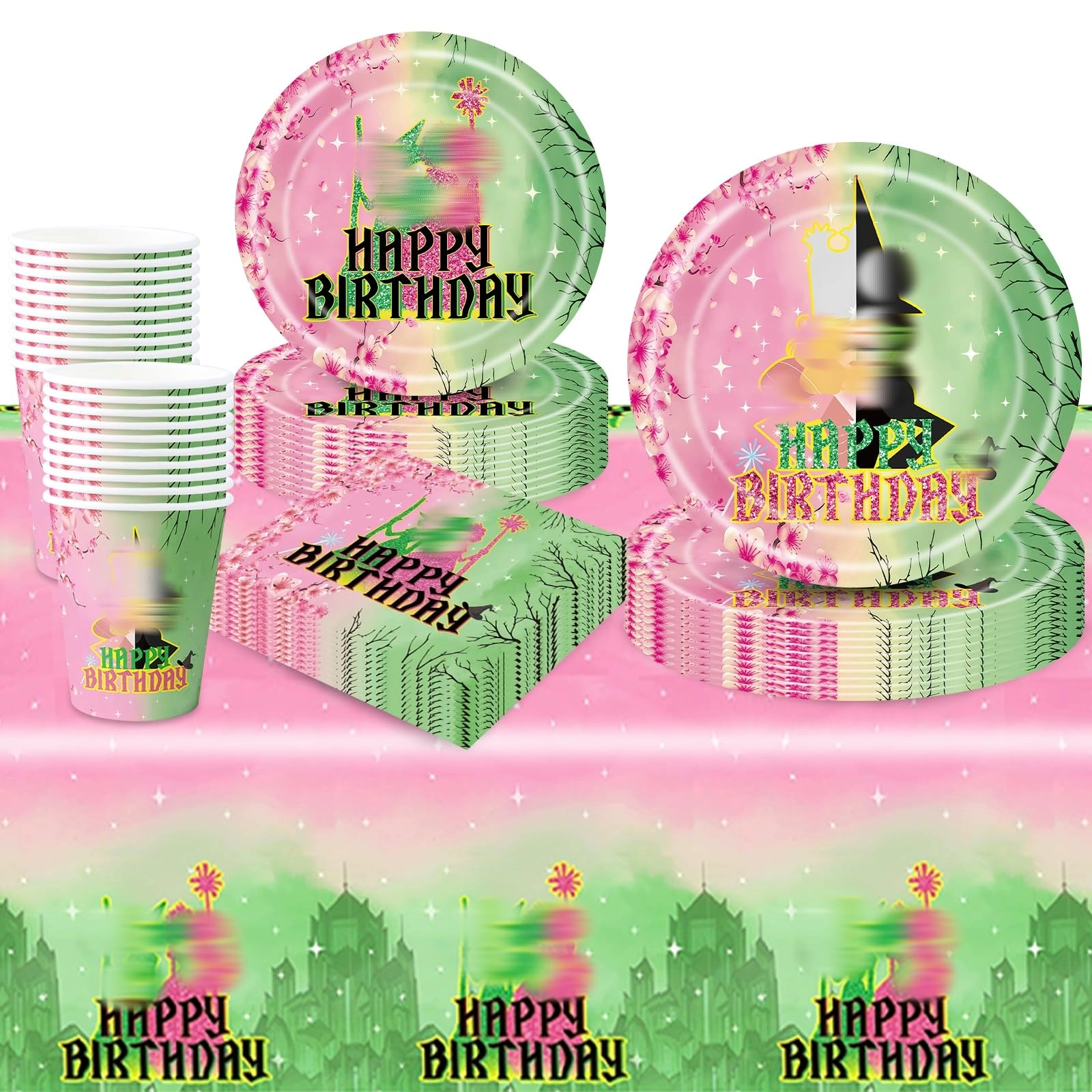 Party Tableware Set - 81Pcs Birthday