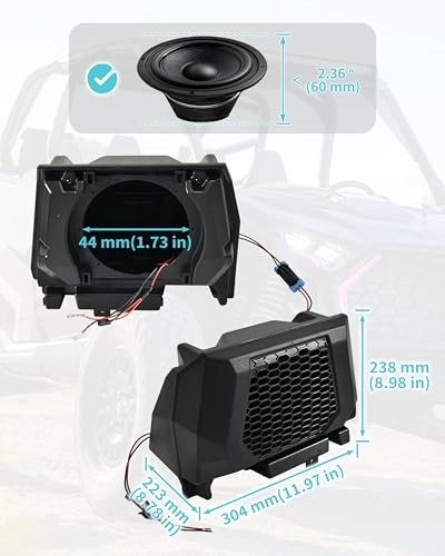 Rear Speaker Pods - Polaris RZR PRO 2025