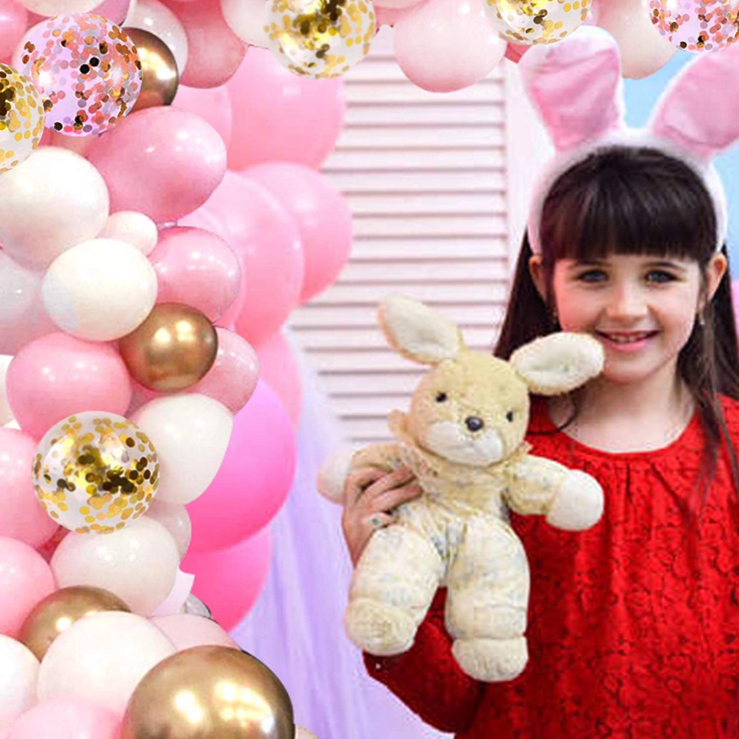 Confetti Latex Balloons - 60Pcs Anniversary Baby Shower Birthday Wedding