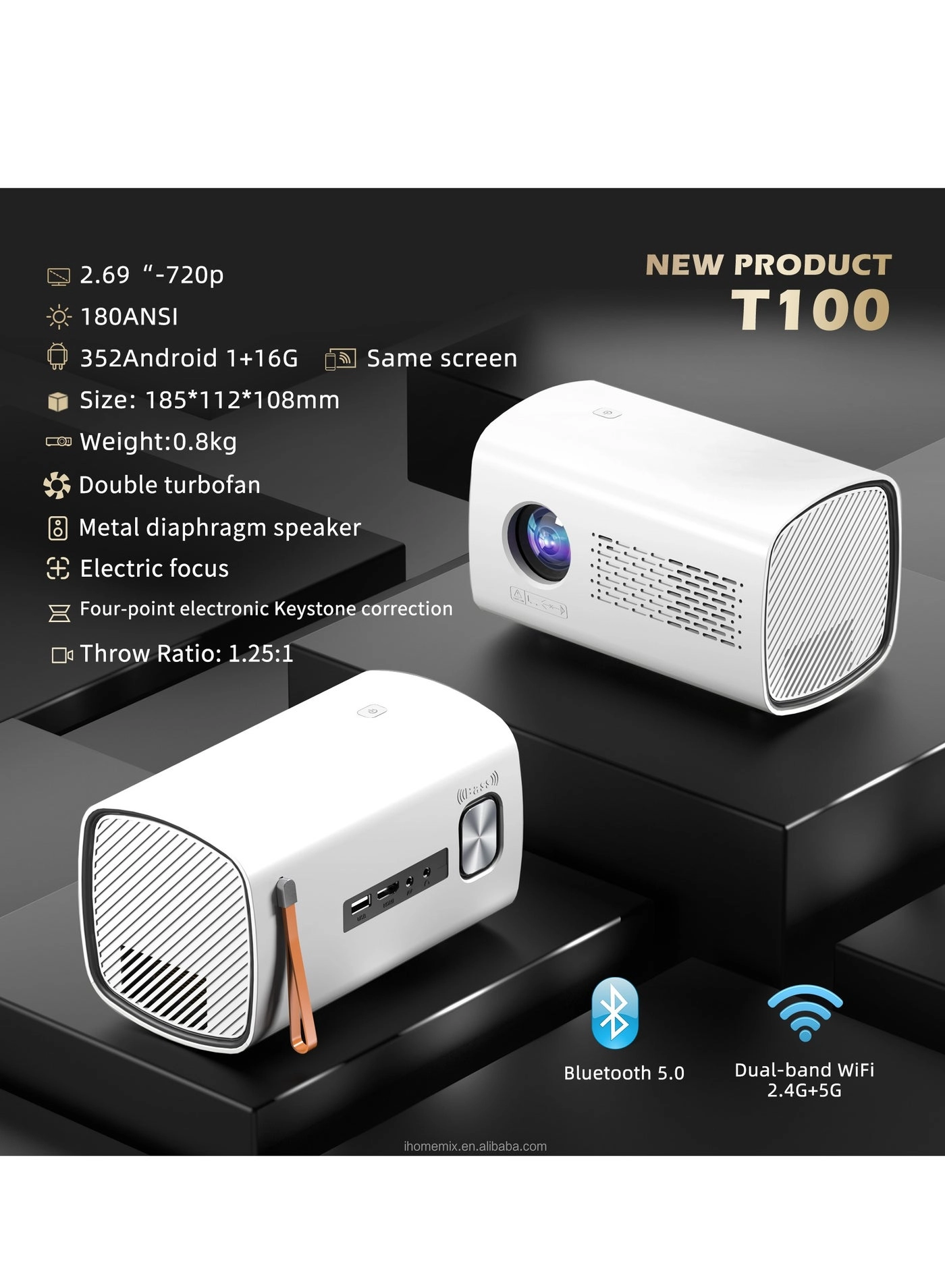 HY320 MINI 200 ANSI lumens