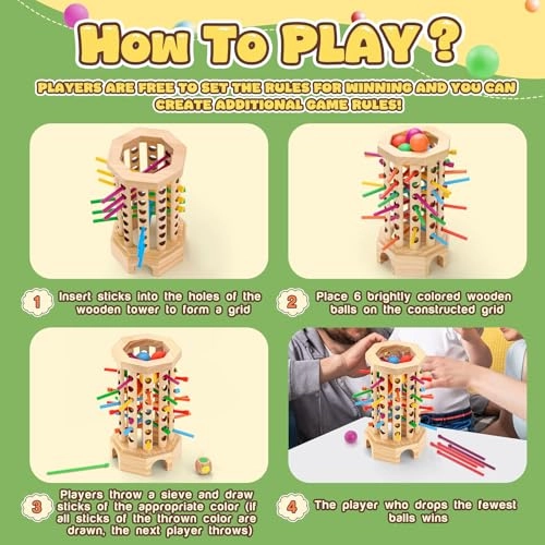 Montessori Wooden Board Game - 3 years and up