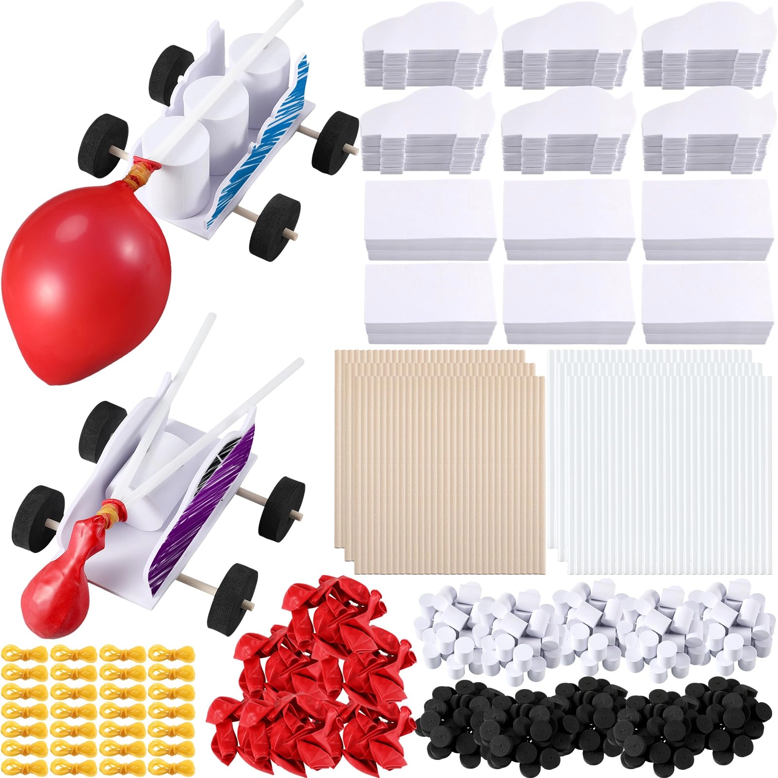 Seenelling Balloon Car Kits Science - Adult 48 pieces