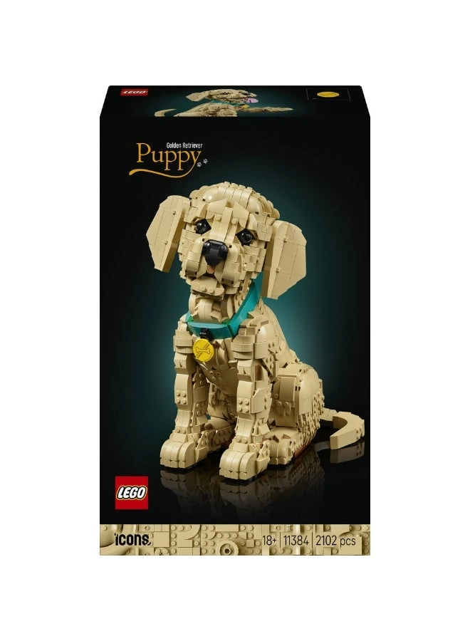 Golden Retriever Puppy (11384) - Posable Home Decor