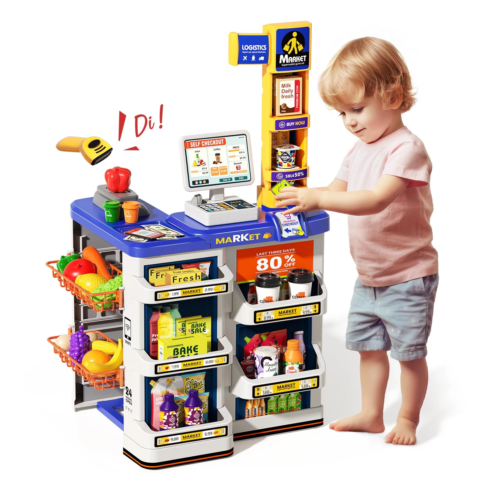 Eohemeral Toy Cash Register - 61 pcs