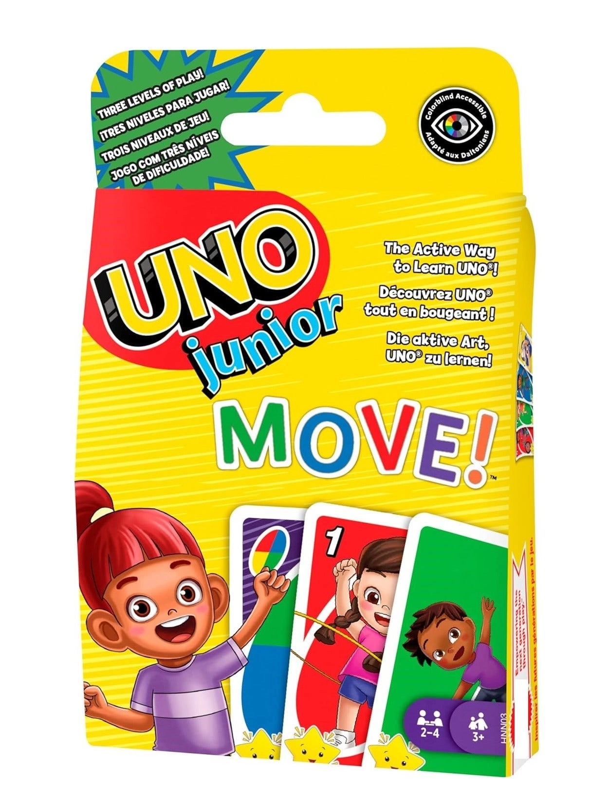 Mattel Games Uno Junior Move - Card Game