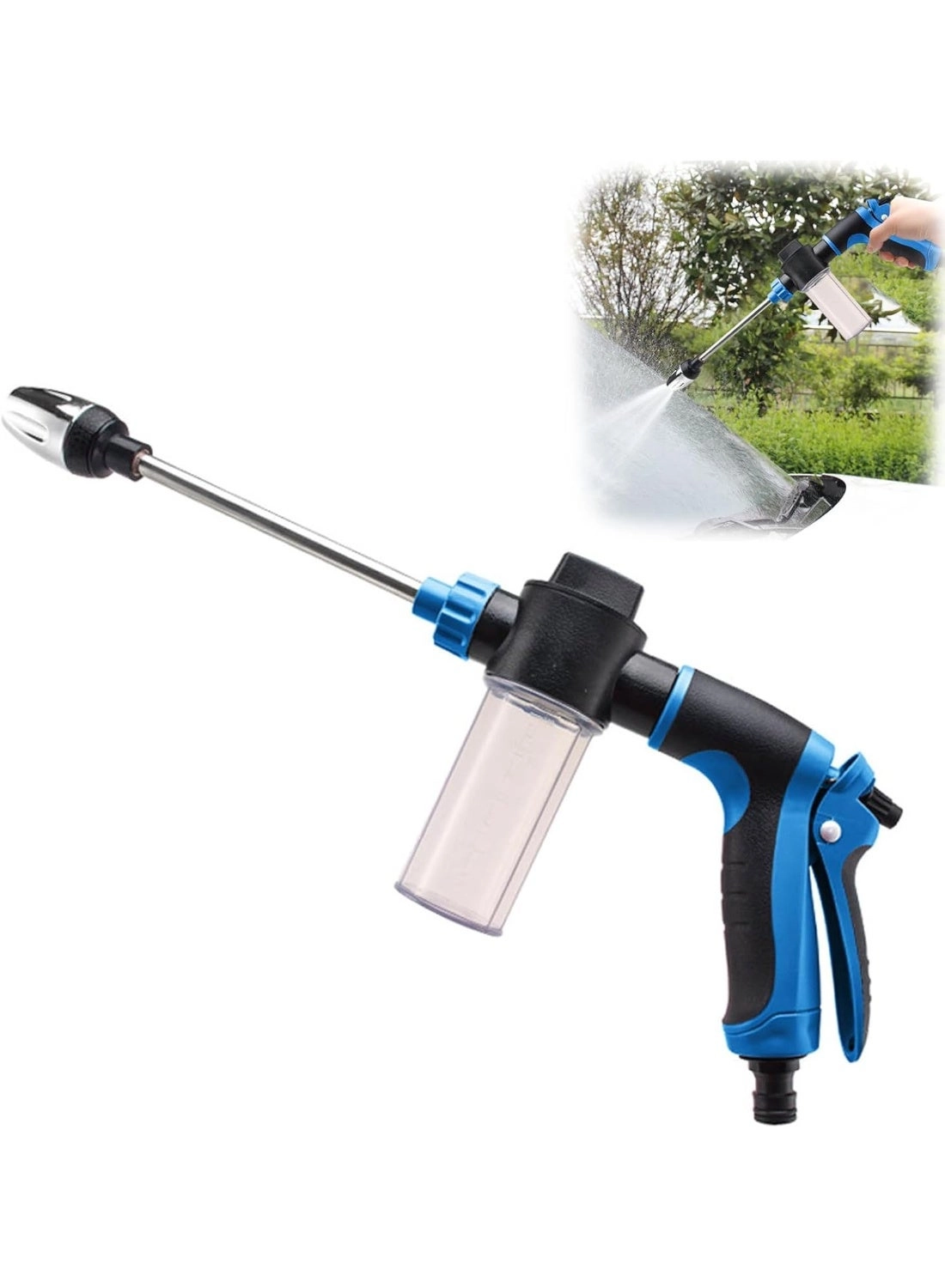 Bukela Water Blitz Pressure Washer - Blue 360° Rotating 3-SPRAY