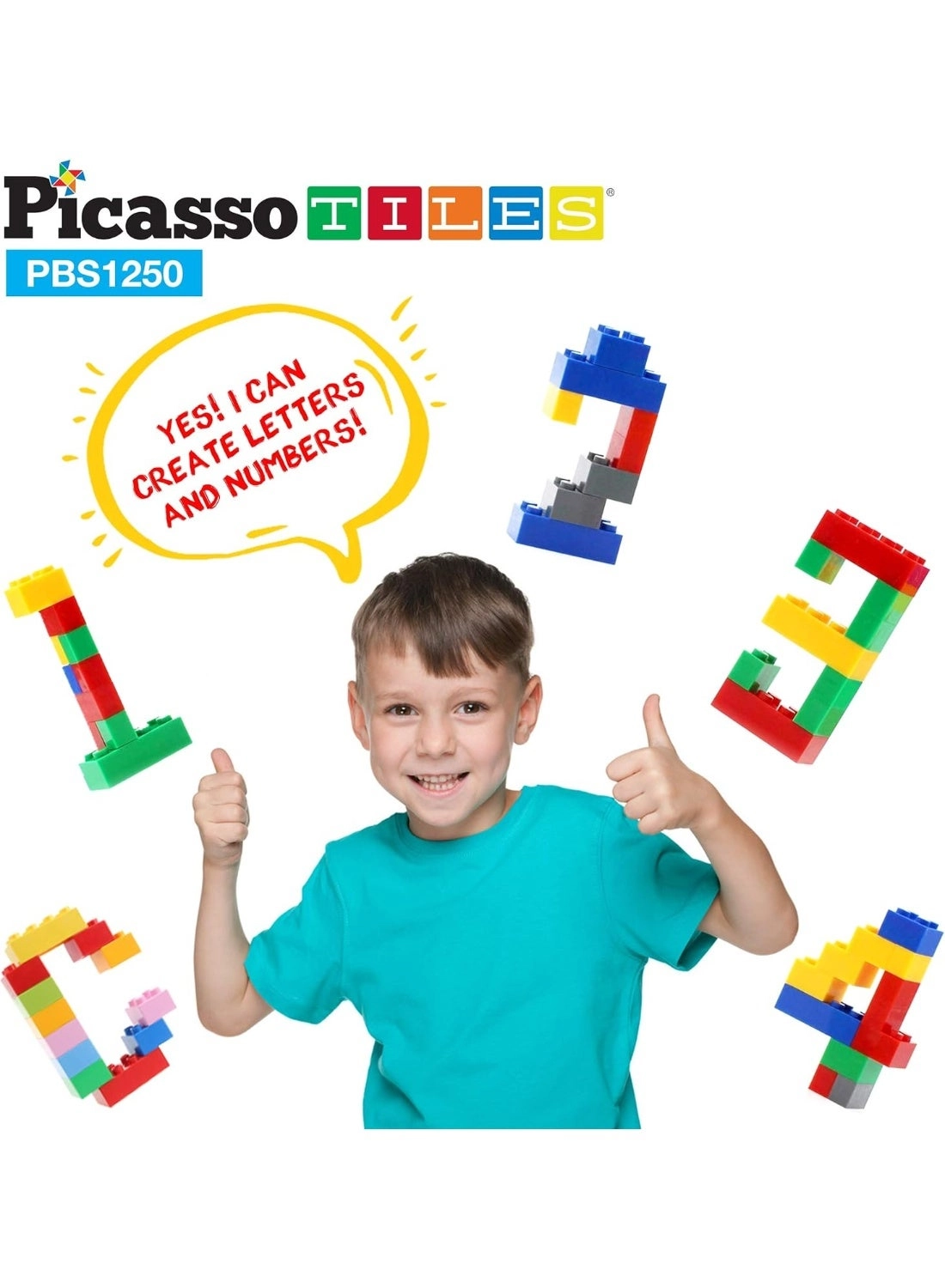 Magnetic Building Blocks - 1250pcs
