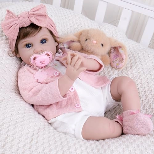 Reborn Baby Doll - 22 inch Vinyl Girl Ages 3+