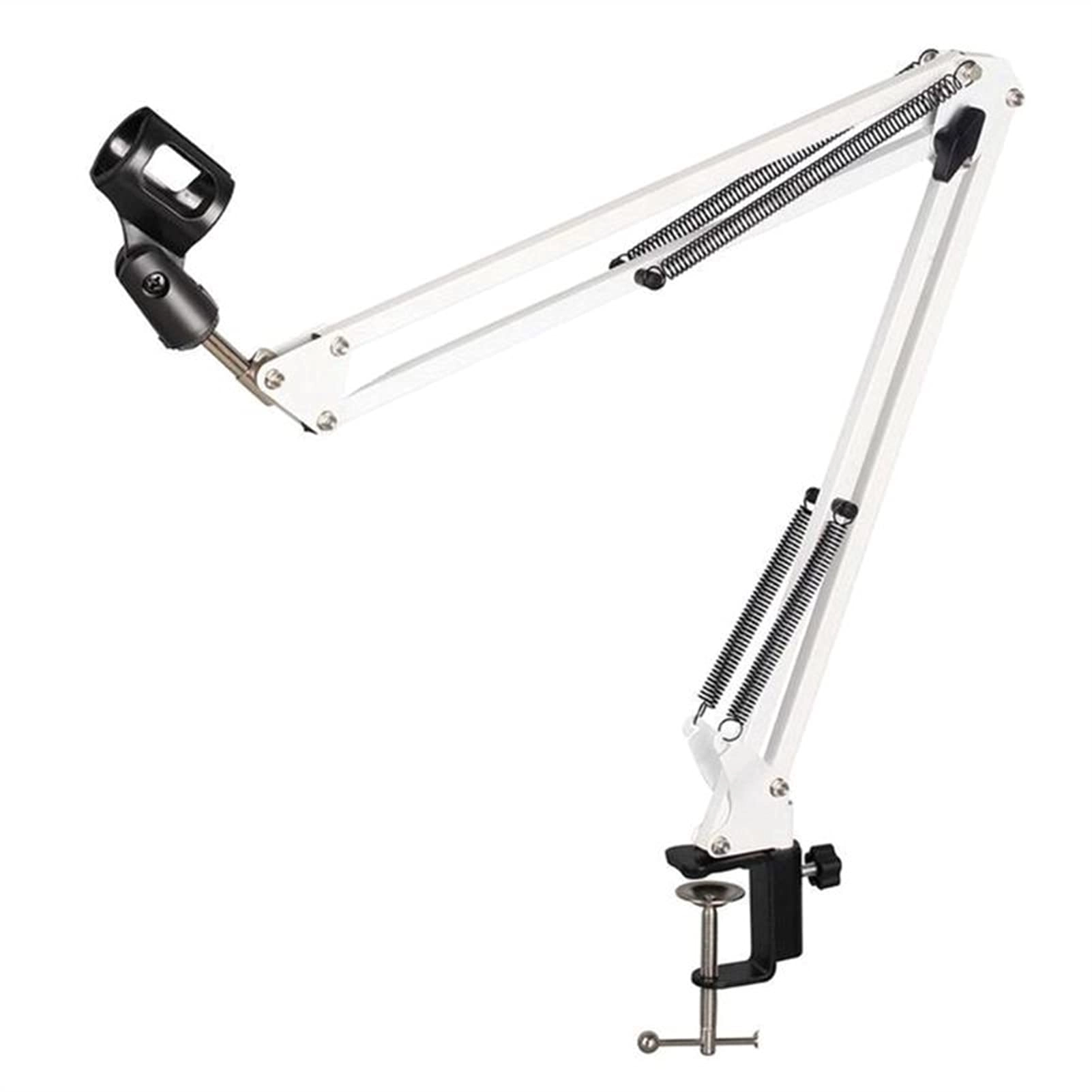 Mic Stand - Extendable Scissor Arm Table Mounting Clamp