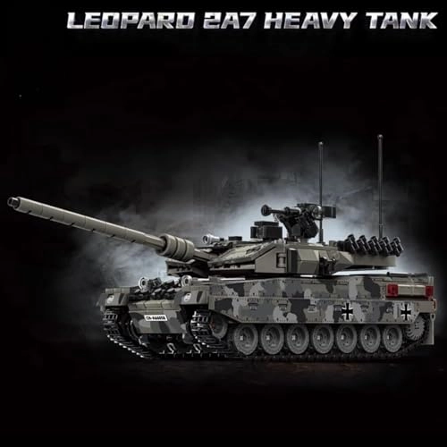 Leopard 2A7 - 1006 Pieces Moving Turret