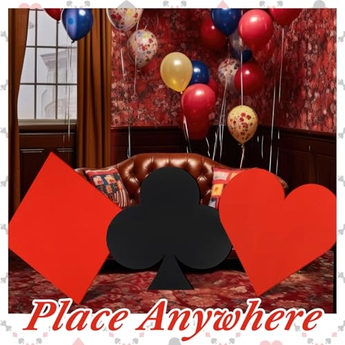 Jumbo Casino Playing Cards - 4 Pcs Birthday Party