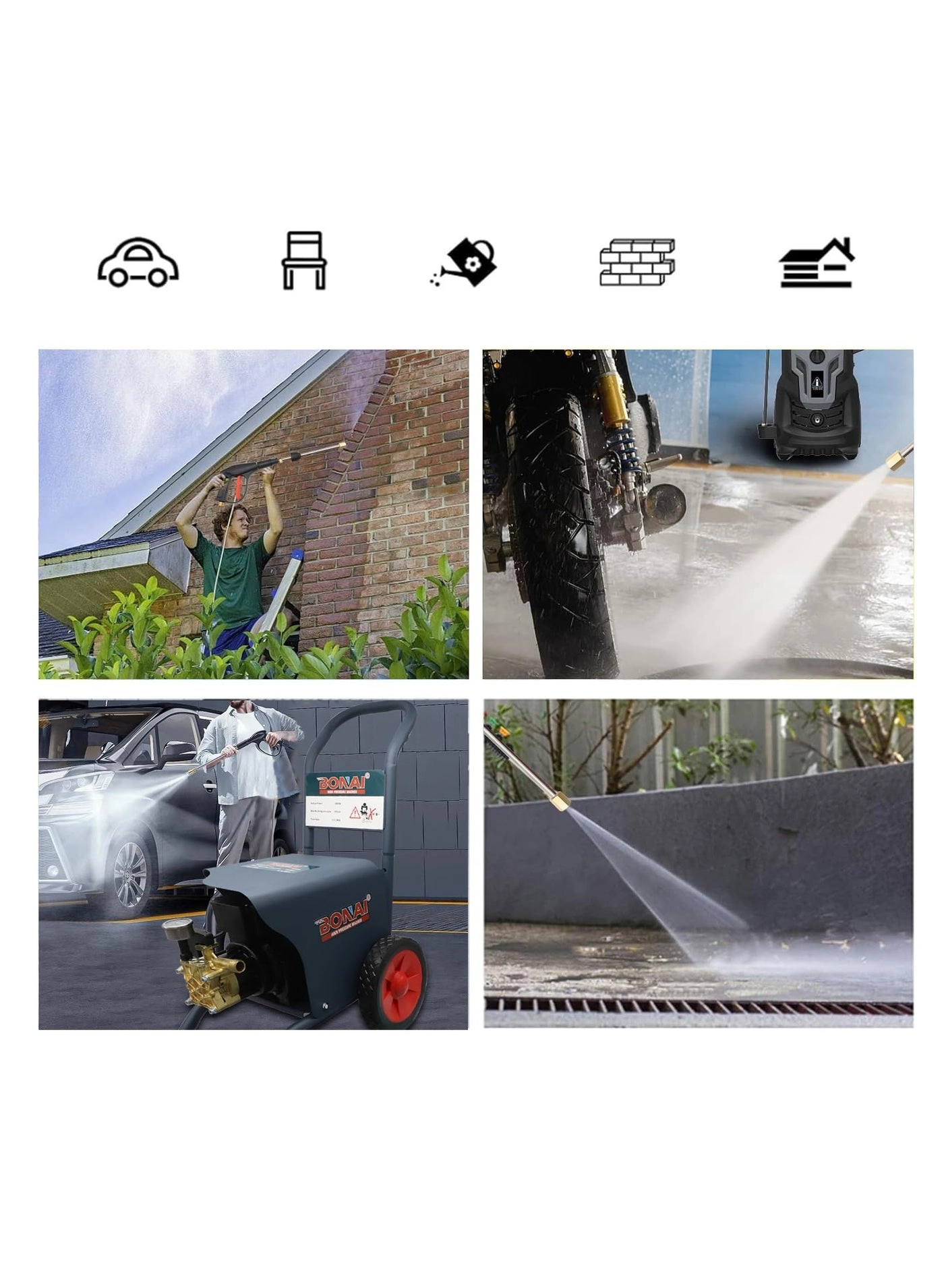 BN-HK70 - 3000W 300 Bar 8.5L/min