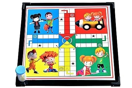 Ludo, Snake and Ladder - Multicolour