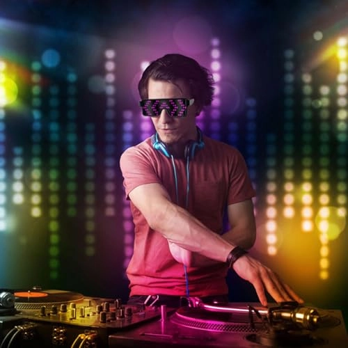 LED Glasses - Colored LED