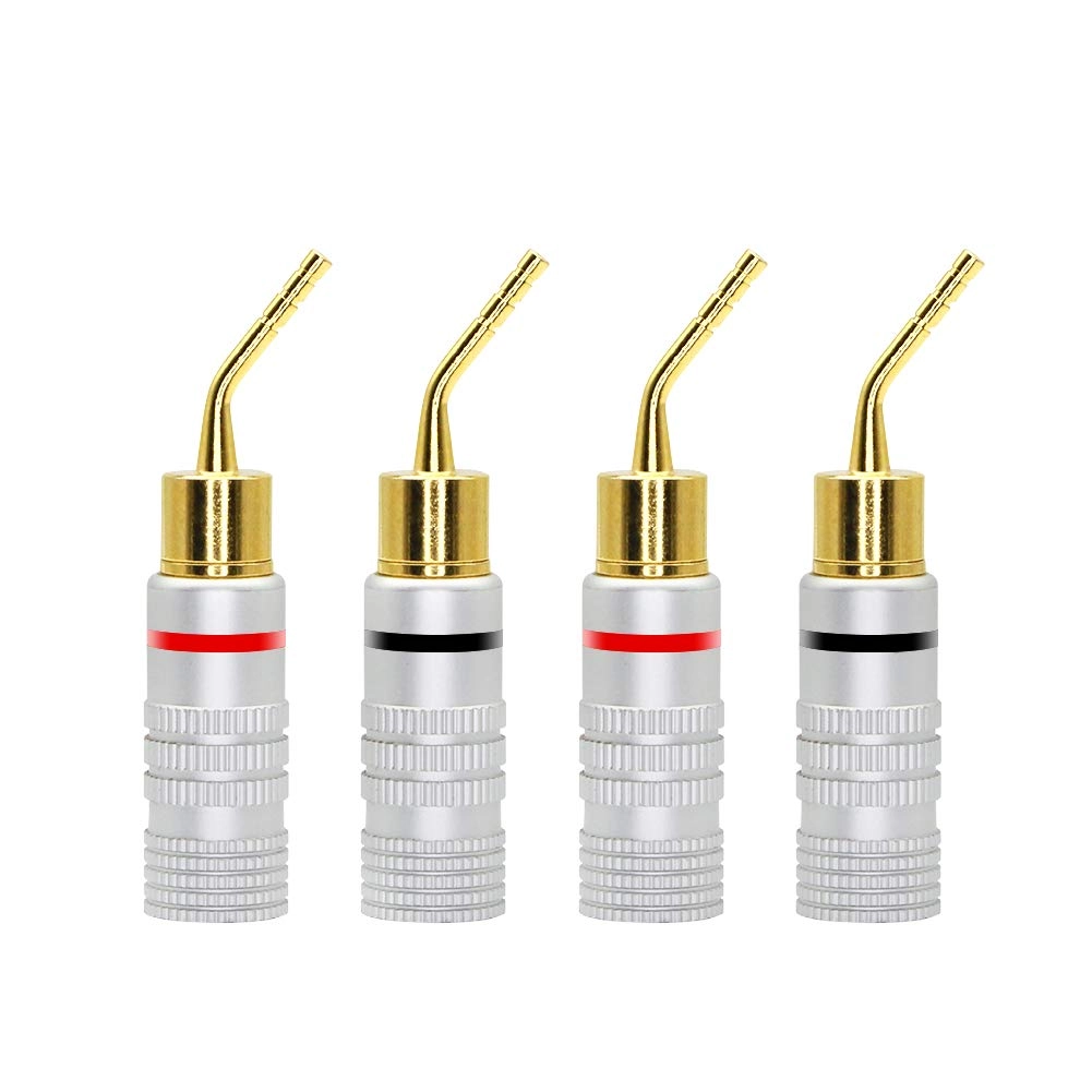CERRXIAN Banana Plug - Gold Plated 2mm Screw Type
