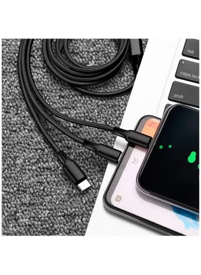 3-in-1 Multi USB Cable Lightning to Type-C