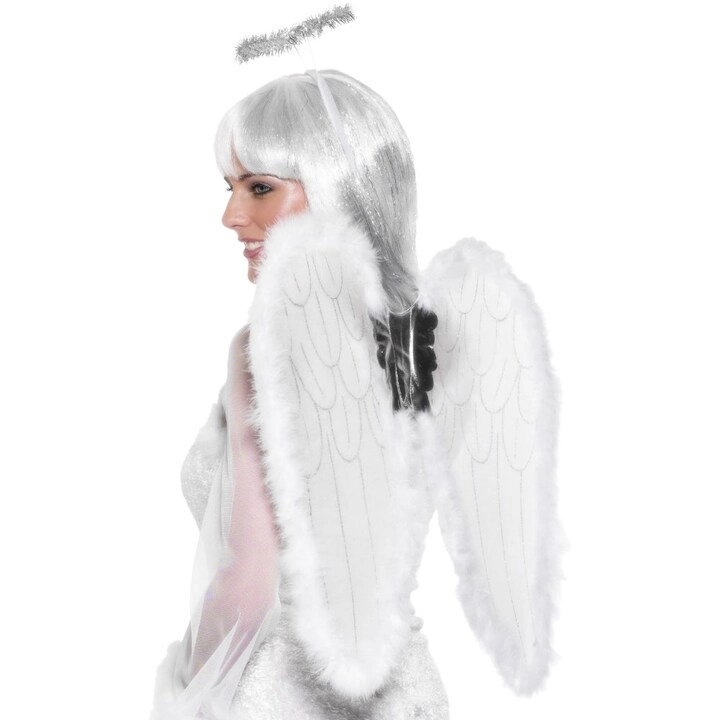 Party Zone Angel Set - Wings Halo White