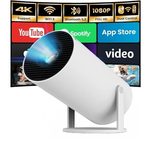 Mini Proyector 4K Portátil 200 ANSI Lumens