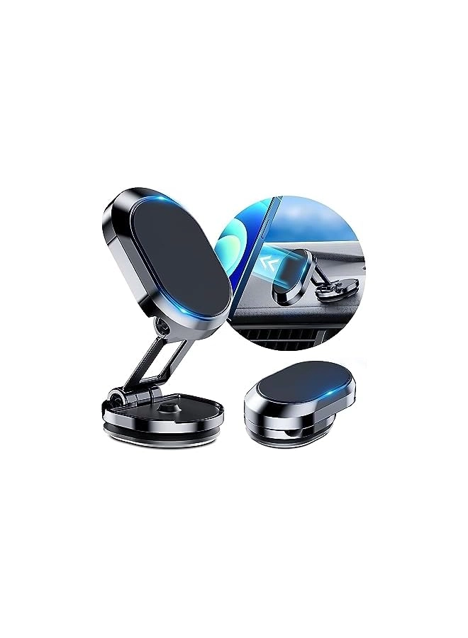 Magnetic Phone Holder - Alloy Folding 360° Rotation