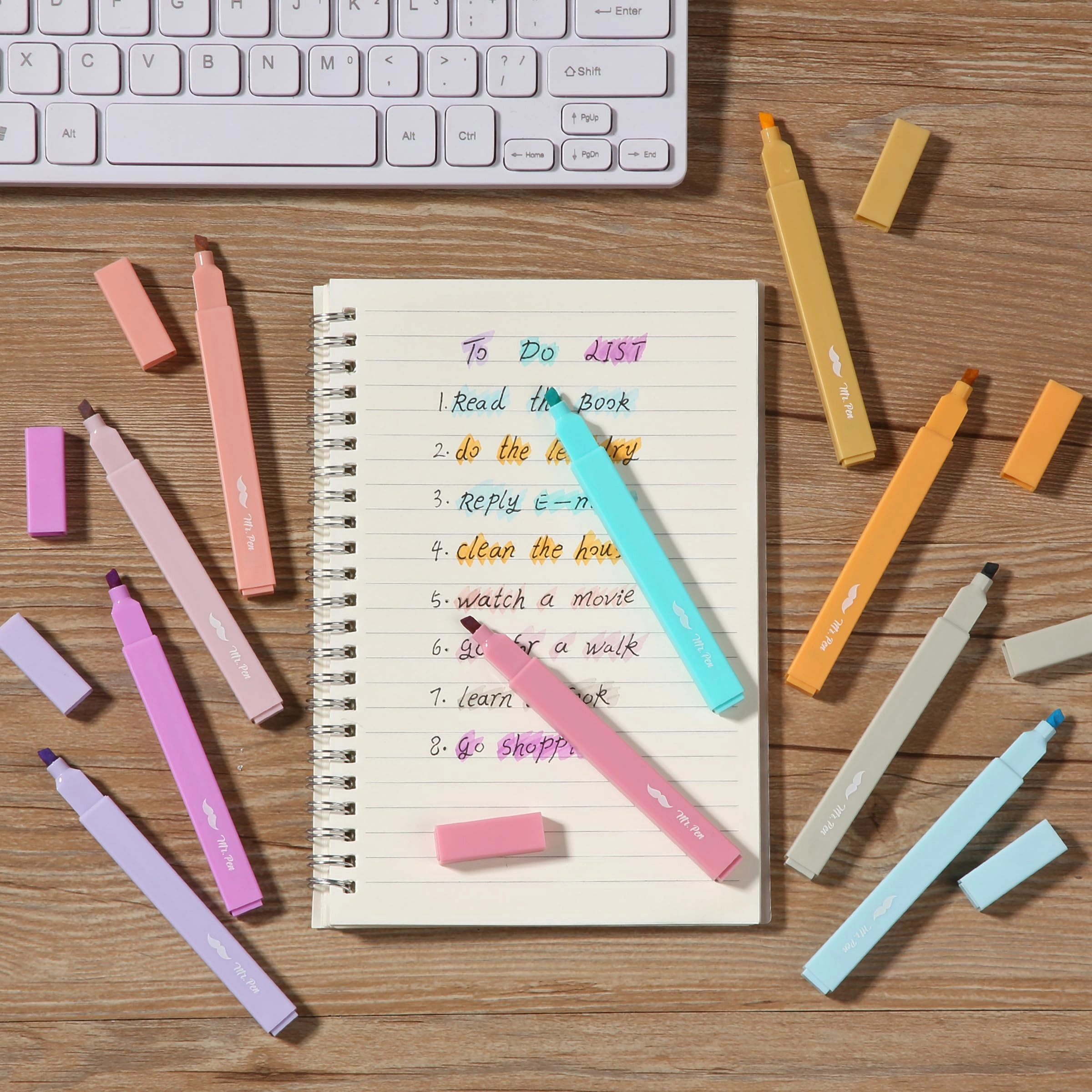 Aesthetic Highlighters - Candy Colors Chisel