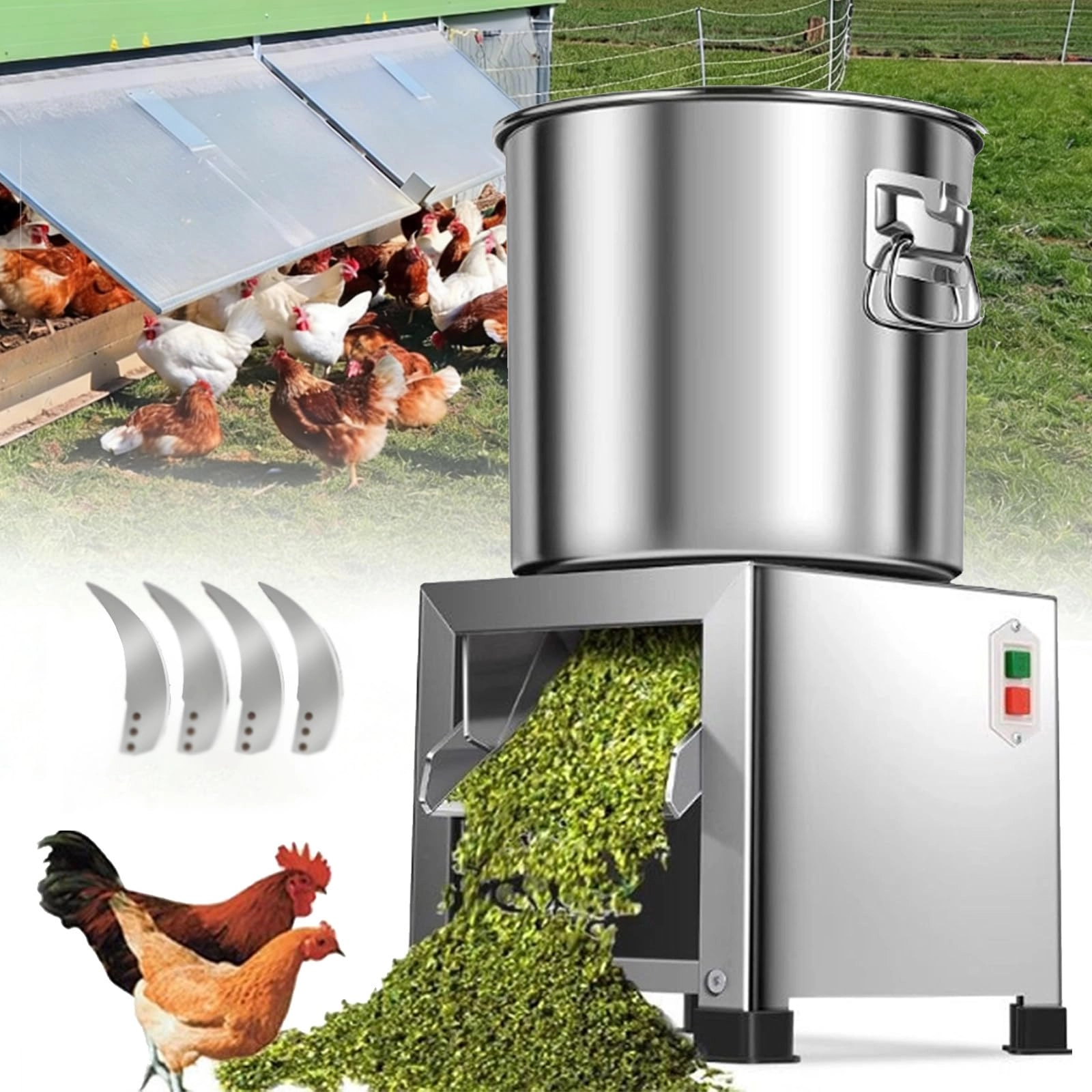 Commercial Vegetable Chopper - 1200W