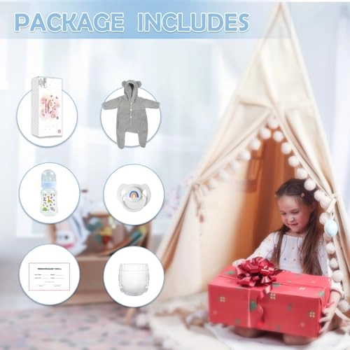 Reborn Baby Doll - 18 Inch Vinyl Boy Ages 3+