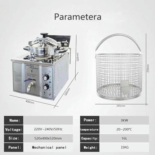 Electric air fryer OJHGRDFV-048