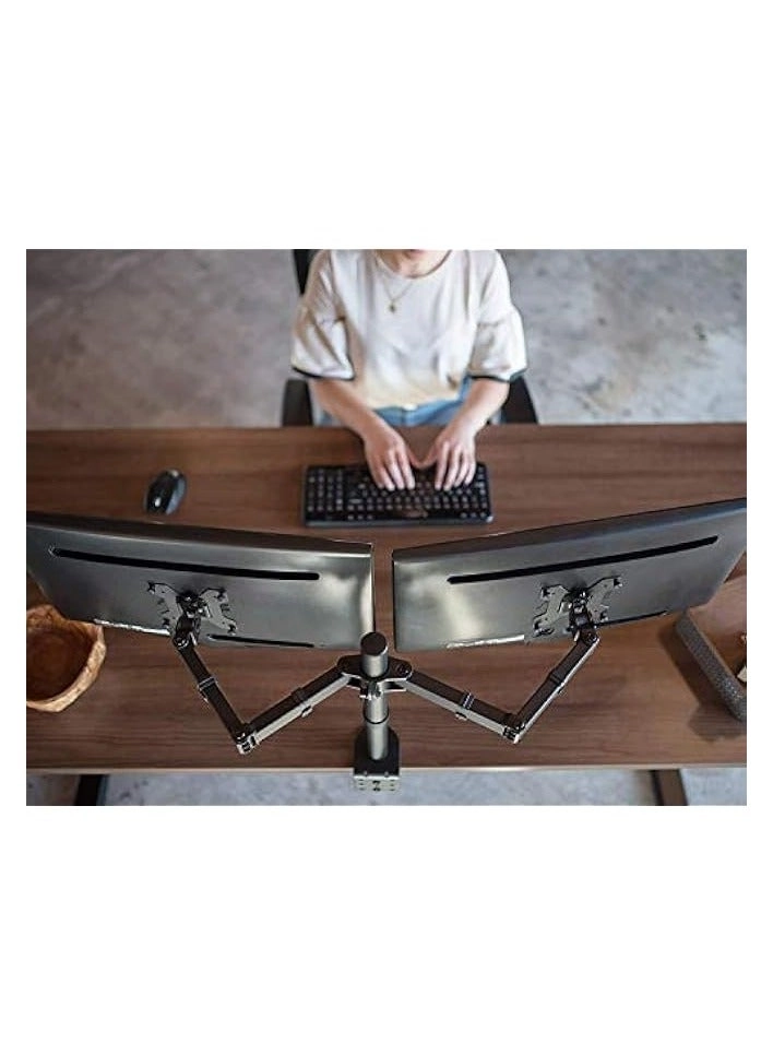 Dual Monitor Stand - 32 Inch 75mm x 75mm or 100mm x 100mm