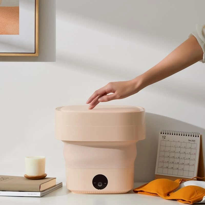 Folding washing machine