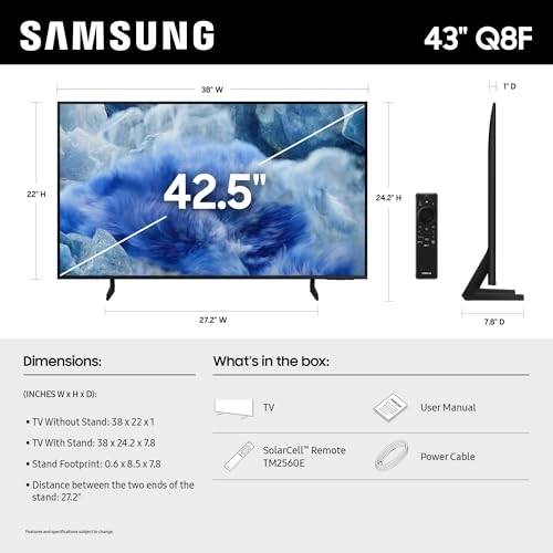 QN43Q8FAAFXZA - 43-Inch