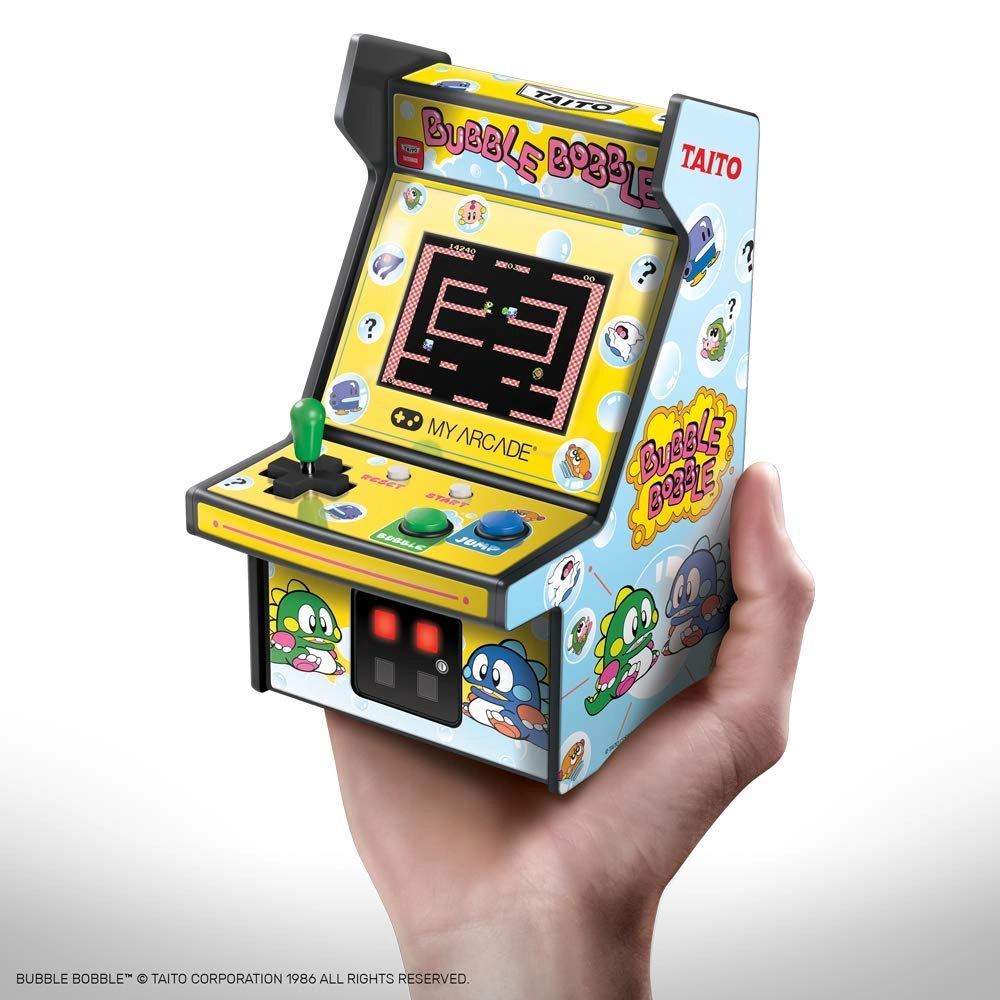 Bubble Bobble Micro Player - 2.75 Inch Full Color Display Removable Joystick