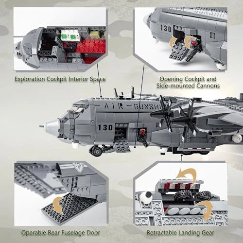 AC-130 Gunship - 1713pcs
