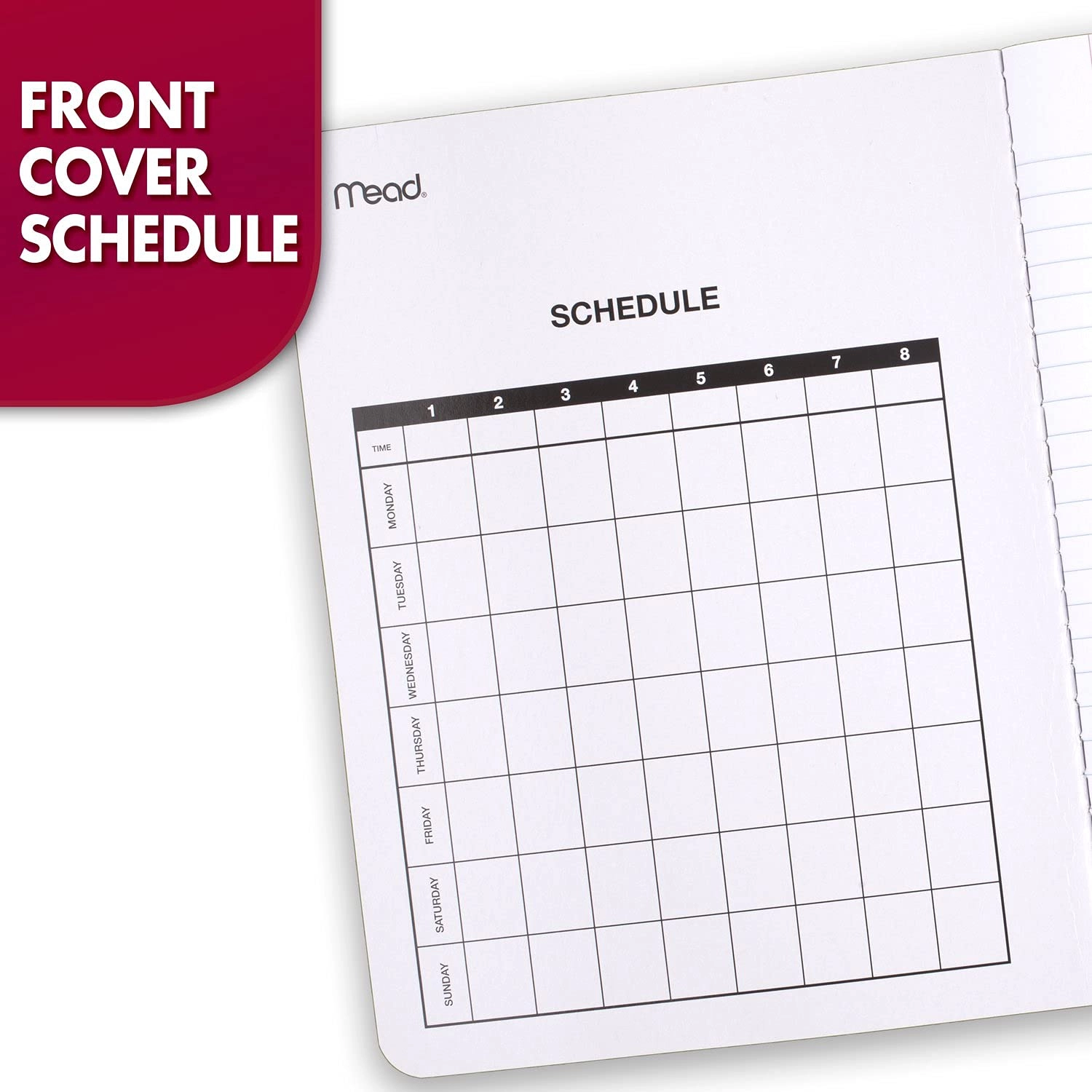 Composition Notebook 7-1/2" x 9-3/4" Softcover - Lined 100 Sheets
