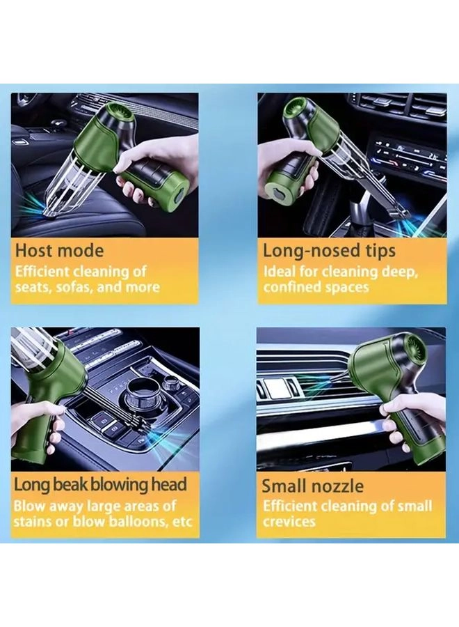 4-in-1 Wireless Handheld Vacuum Cleaner - 2000mAh