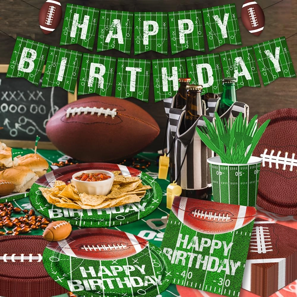 Football Party Tableware Set - 25 piece(s) Birthday