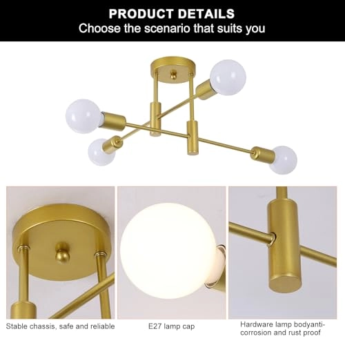 Modern Chandelier - Dimmable