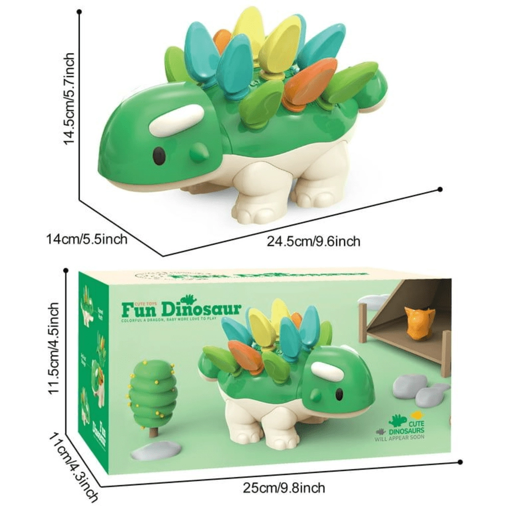 Developmental Dinosaur Educational Toy - 6-24 months 12pcs