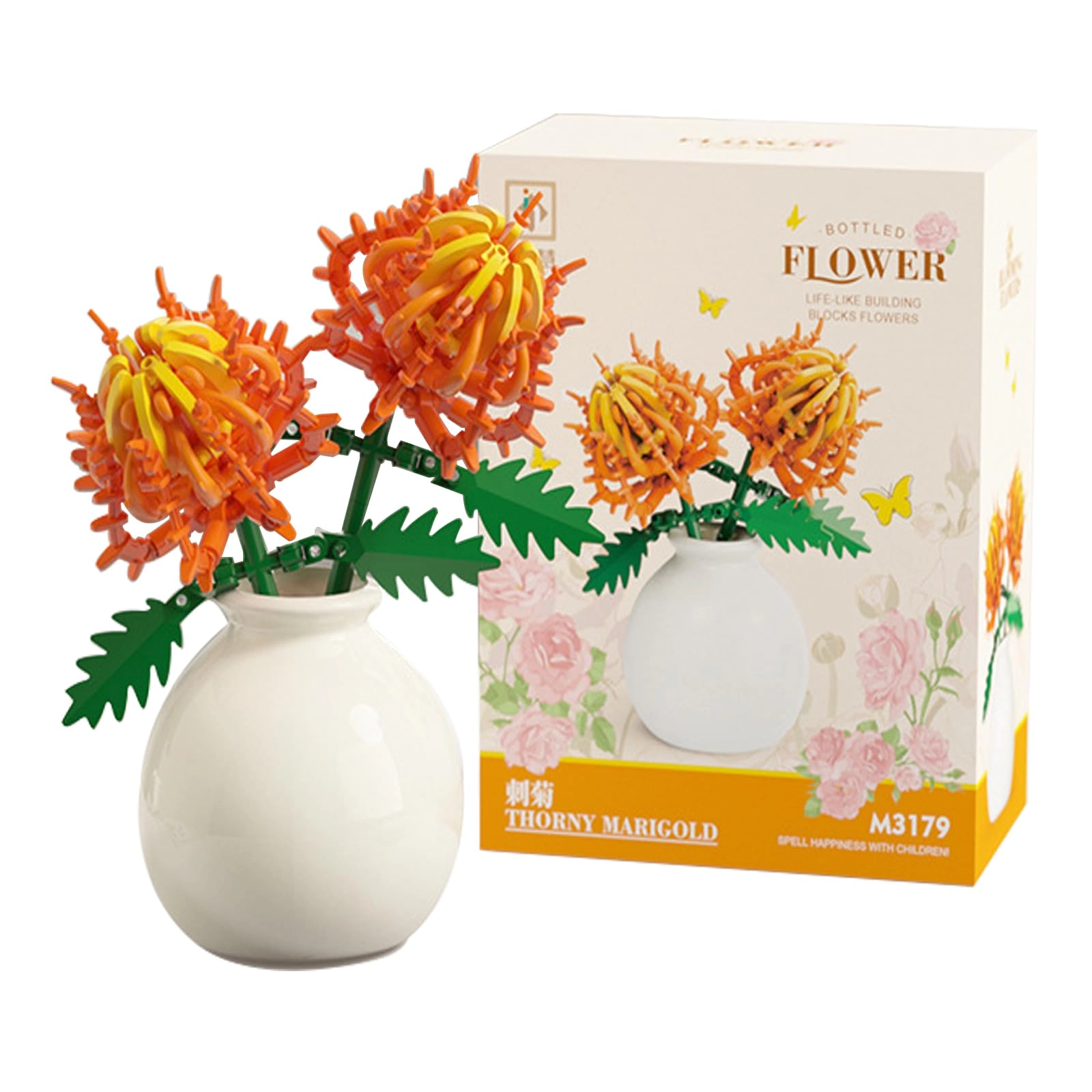 YCZCHE14 daisy building block flowers - 1 pcs