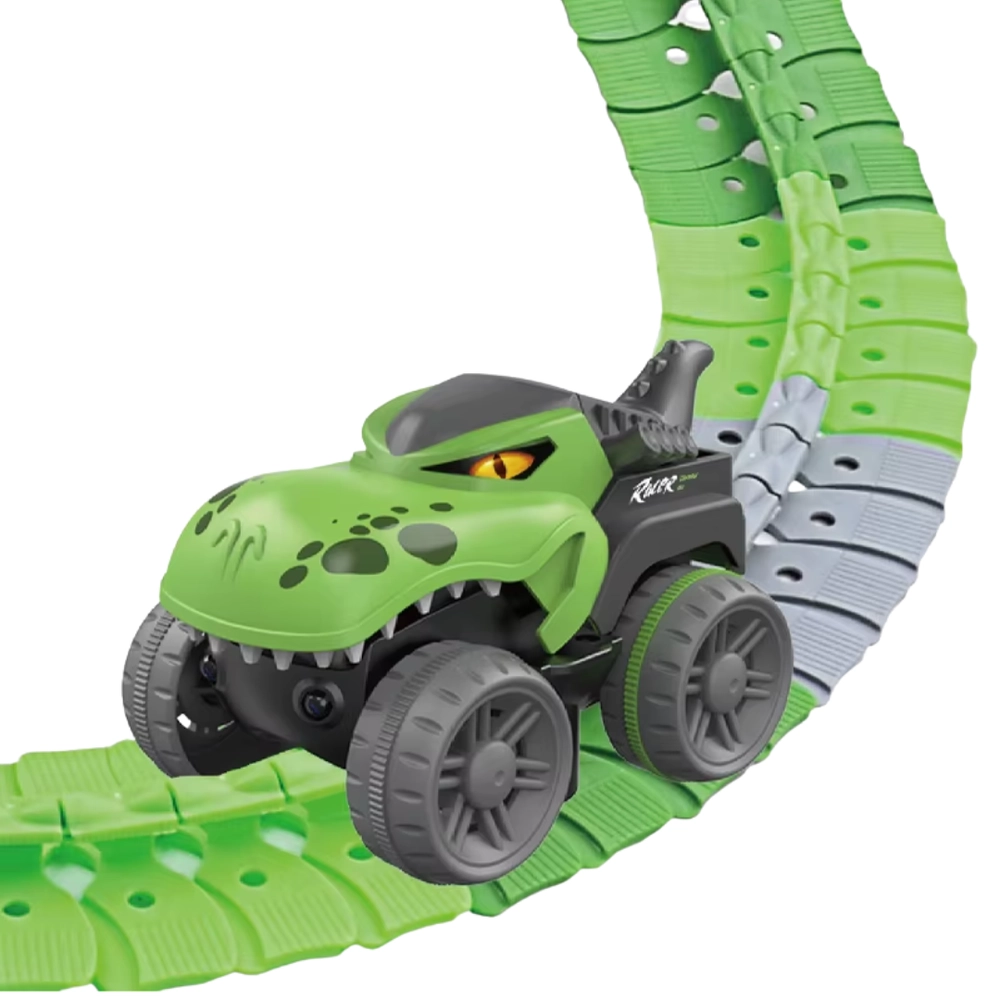 Orbital Dino Track Vehicle Playset - 138 pcs