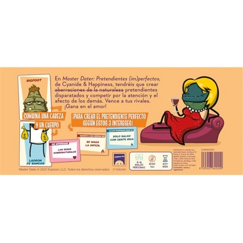 Master Dater - Card Game (Spanish)