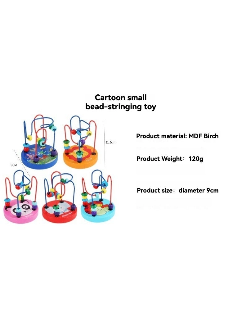 Wooden Montessori building blocks - 5 pcs Set