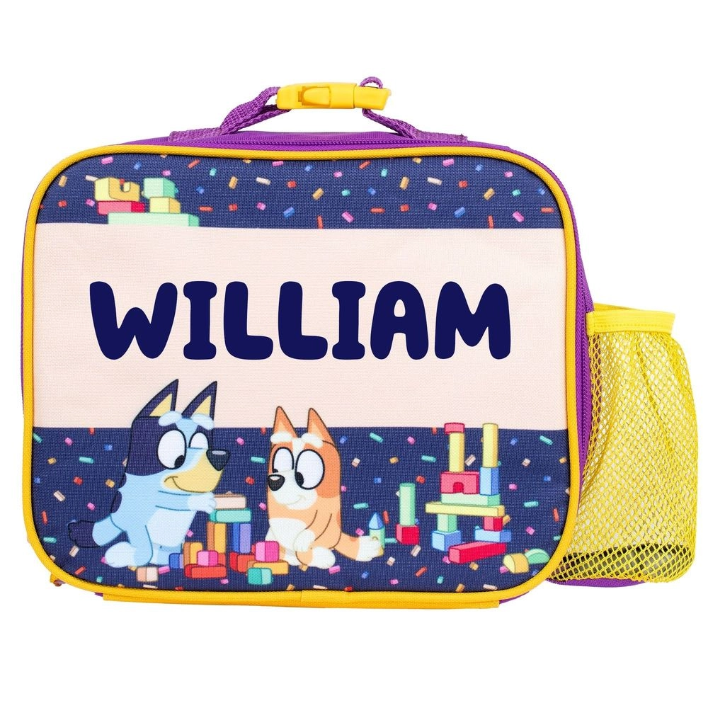 FRINGOO Personalize Lunch Bag - Bluey Blue