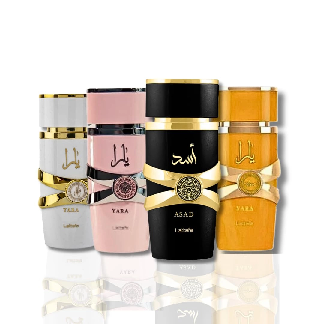 Yara + Yara Moi + Yara Tous + Asad - Eau de Parfum 4 Pieces