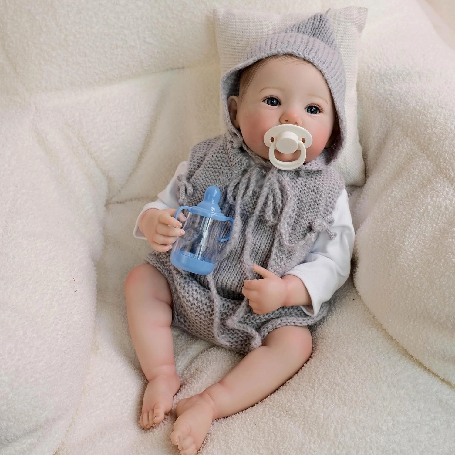 Nanjing Tianzeng Gifts Co.,Ltd Reborn Baby Doll - 19 inch Vinyl boy Ages 3+