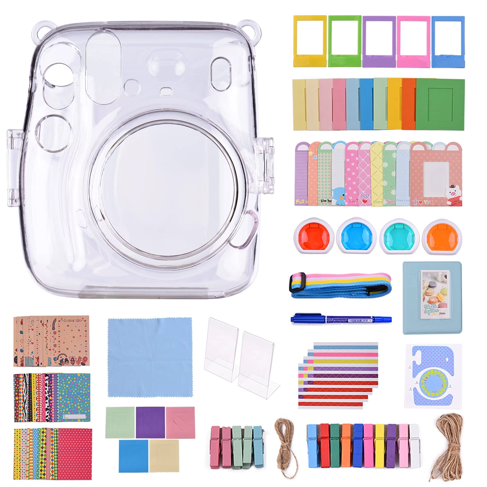 Domary Instax Mini Acrylic Plastic Photo Album