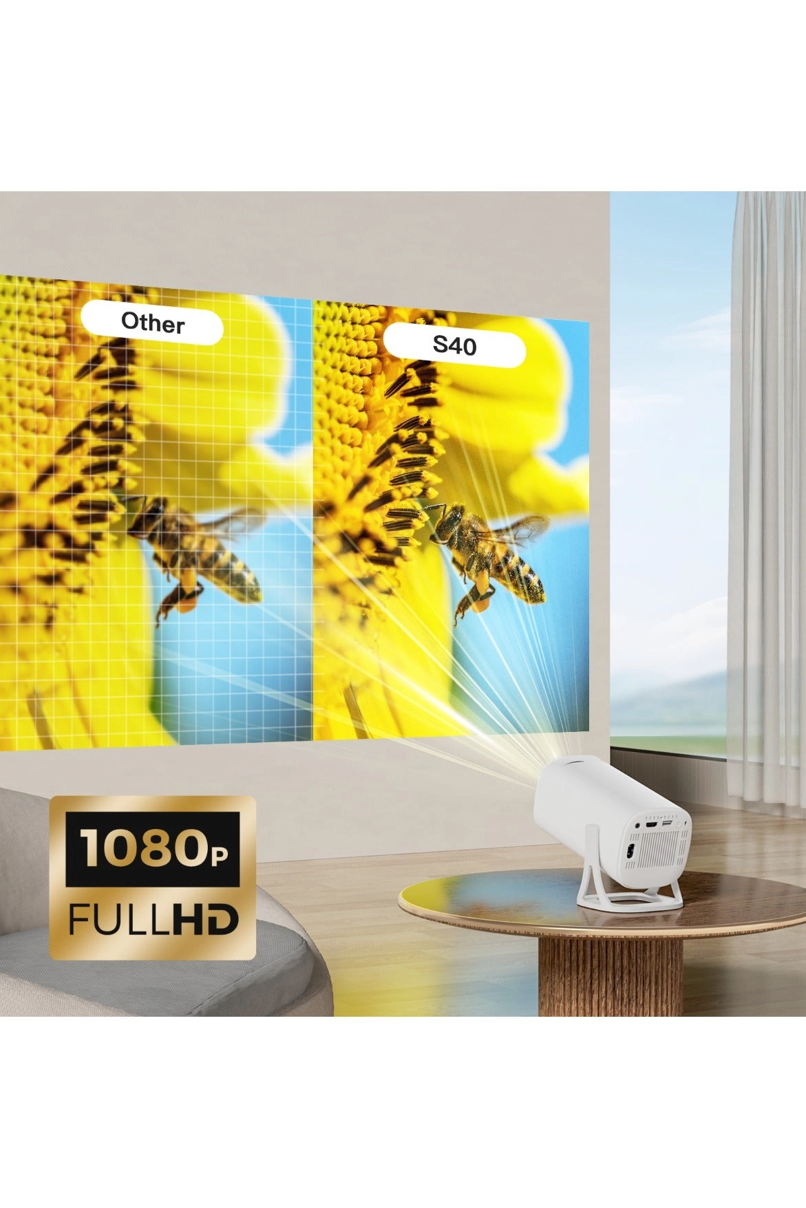 Portable Projector Pocket - 1080P