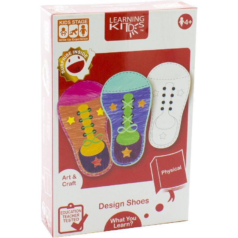 Learning KiDS Design Shoes Puzzle & Activity Set - 3+ years 20 pcs