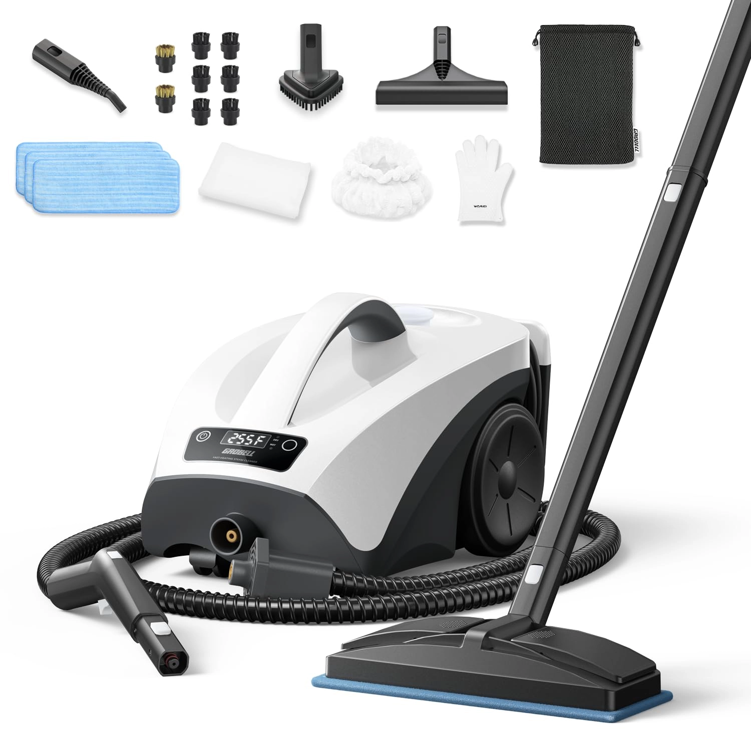 GROBELL Steam Cleaner - 0.66 Gallons